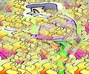  The young man to death by choking on fire